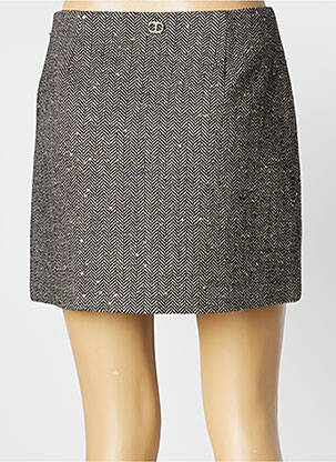 Jupe courte taille normale beige TWINSET femme