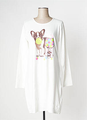 Chemise de nuit sérigraphie vert VERDISSIMA femme