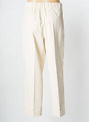 Pantalon droit beige TWIN SET pour femme seconde vue