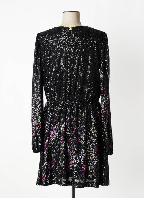 Robe mi-longue manches longues manches longues noir TWINSET femme