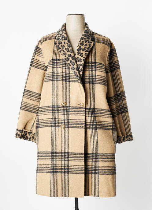 Manteau court poches sans capuche marron TWINSET femme