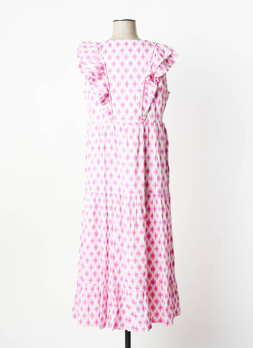 Robe mi-longue violet HATLEY pour femme