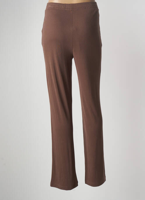 Legging tissage jersey taille normale marron YAYA femme