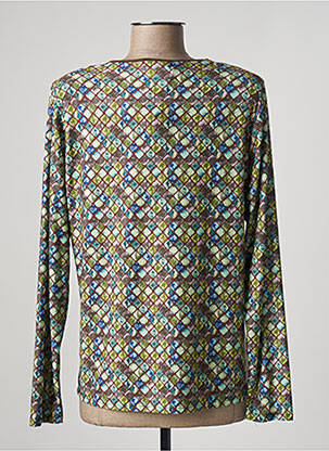 Top stretch manches longues vert GENUINE femme