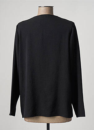 Blouse manches longues manches longues noir UNICA PLUS femme
