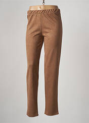 Pantalon droit beige UNICA PLUS pour femme seconde vue