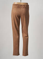 Pantalon droit beige UNICA PLUS pour femme seconde vue
