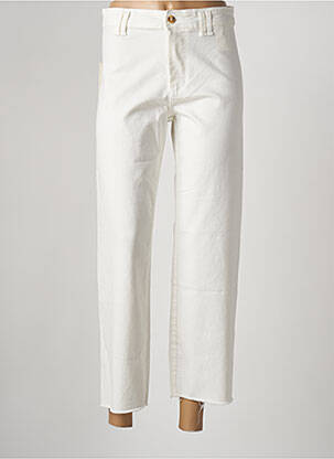 Pantalon 7/8 blanc KALISSON pour femme