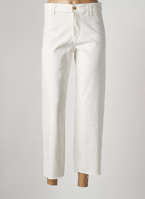 Pantalon 7/8 blanc KALISSON pour femme
