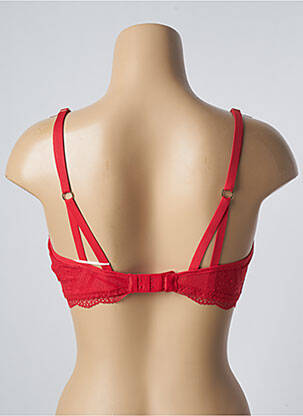 Soutien-gorge effet matière satinée haut triangles rouge FREYA femme