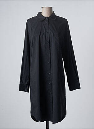 Robe courte manches longues manches longues noir CULTURE femme