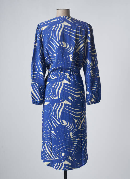 Robe mi-longue bleu SOAKED pour femme