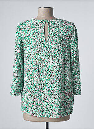 Blouse imprimé fantaisie manches 3/4 vert B.YOUNG femme