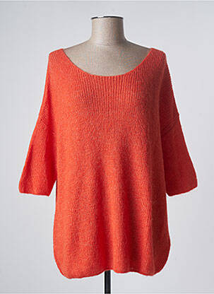 Pull orange SOAKED pour femme