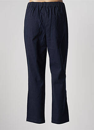 Pantalon droit tissage popeline taille normale bleu LA FIANCÉE femme
