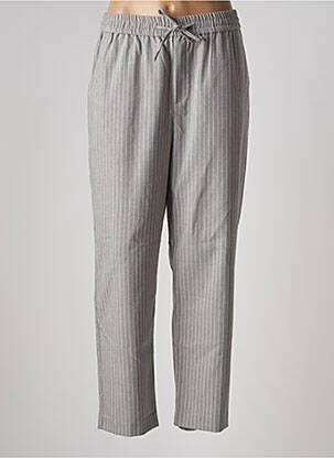 Pantalon chino taille normale taille normale gris B.YOUNG femme