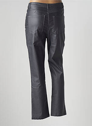 Pantalon slim taille haute taille haute gris B.YOUNG femme