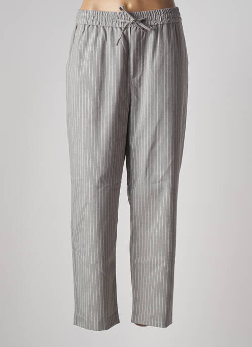 Pantalon chino taille normale taille normale gris B.YOUNG femme