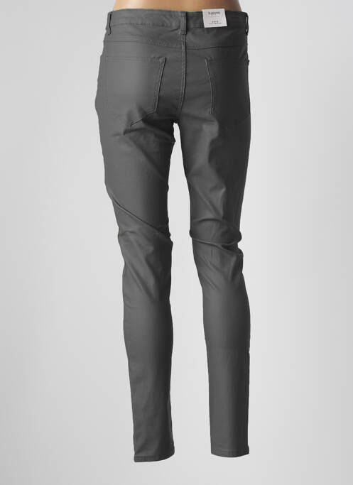Pantalon slim gris B.YOUNG pour femme