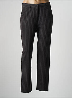 Pantalon droit stretch taille normale noir LA PETITE ETOILE femme
