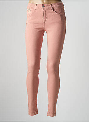 Jeans coupe slim slim taille normale rose B.YOUNG femme