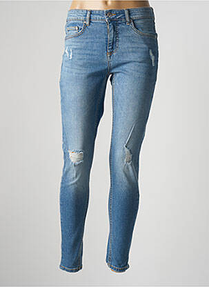 Jeans coupe slim slim taille normale bleu B.YOUNG femme