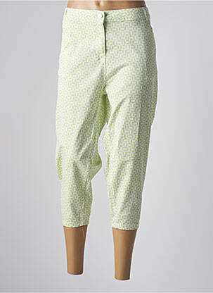 Pantacourt stretch vert AGATHE & LOUISE femme