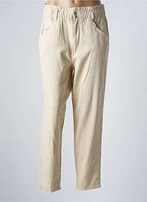 Pantalon droit beige B.YOUNG pour femme