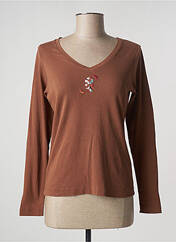 T-shirt marron DIPLODOCUS pour femme seconde vue