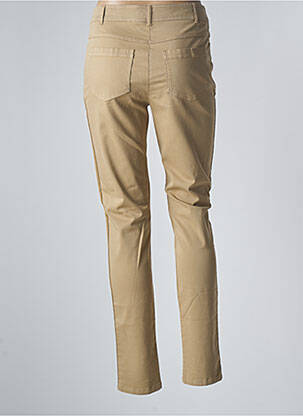 Pantalon slim stretch taille normale beige PAUSE CAFE femme