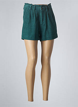 Short fermeture zippée sous rabat boutonné taille normale vert FREEMAN T.PORTER femme
