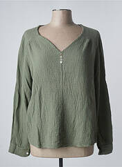 Top vert MADE IN ITALY pour femme seconde vue
