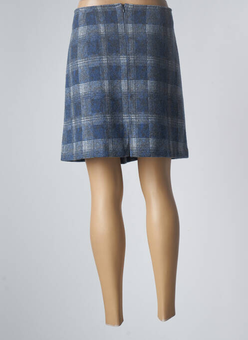 Jupe courte bleu LA FEE MARABOUTEE pour femme