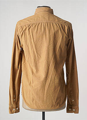 Chemise manches longues poches poitrine beige GARCIA homme