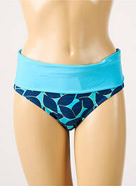Bas de maillot de bain imprimé fantaisie culotte bleu BESTFORM femme