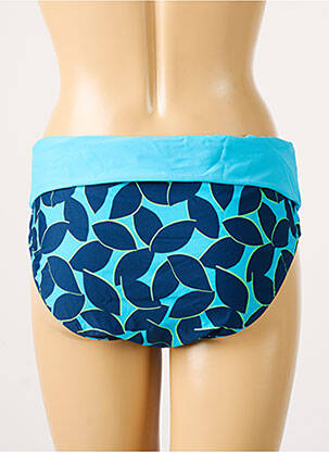Bas de maillot de bain imprimé fantaisie culotte bleu BESTFORM femme
