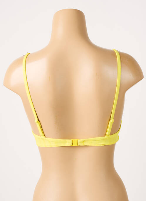 Haut de maillot de bain jaune CHERRY BEACH pour femme