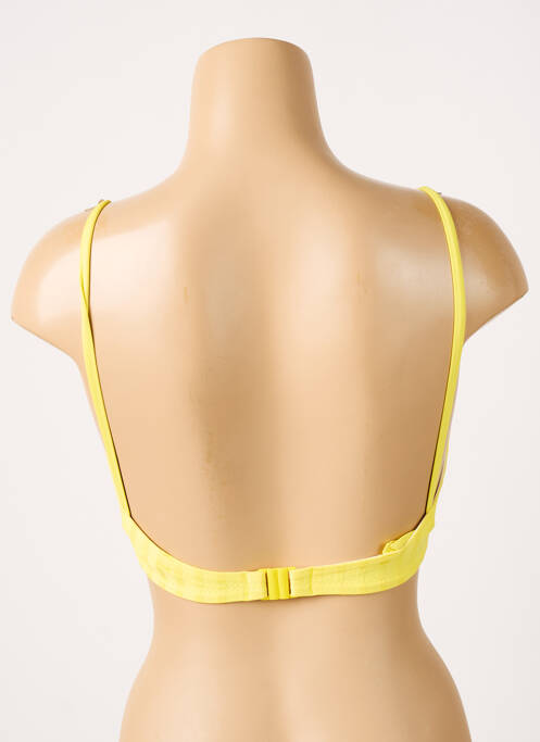 Haut de maillot de bain jaune CHERRY BEACH pour femme