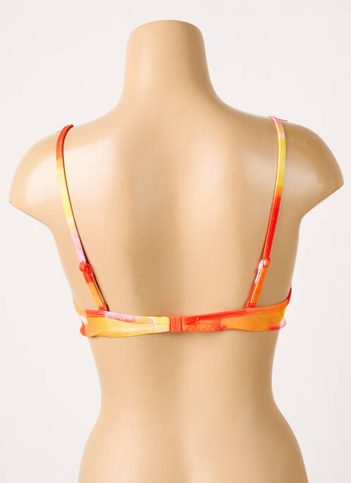 Haut de maillot de bain orange CHERRY BEACH pour femme