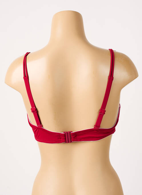 Haut de maillot de bain rouge BELCOR pour femme