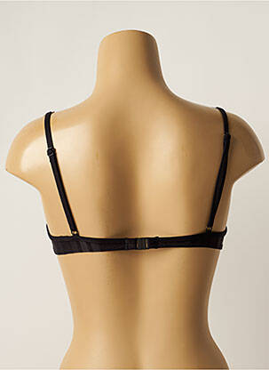 Haut de maillot de bain stretch haut soutien-gorge moulé noir CHERRY BEACH femme