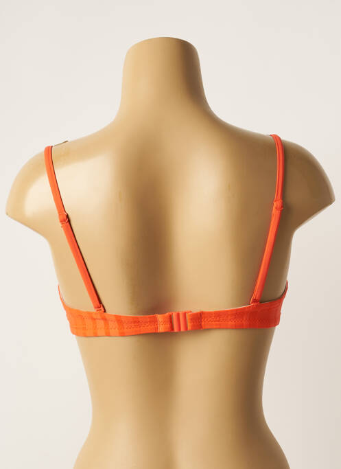 Haut de maillot de bain orange CHERRY BEACH pour femme