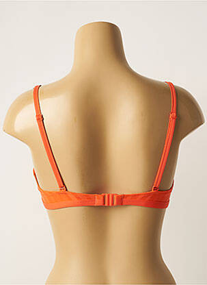 Haut de maillot de bain stretch haut soutien-gorge moulé orange CHERRY BEACH femme
