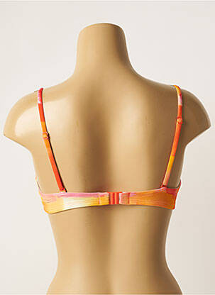 Haut de maillot de bain stretch haut bandeau orange CHERRY BEACH femme