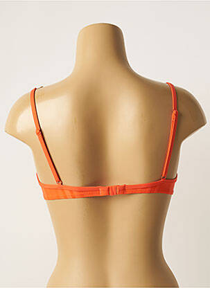 Haut de maillot de bain stretch haut soutien-gorge moulé orange CHERRY BEACH femme