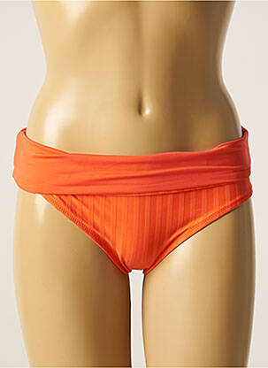 Bas de maillot de bain culotte culotte orange CHERRY BEACH femme