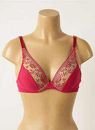 Soutien-gorge effet matière satinée haut soutien-gorge emboitant rose AUBADE femme