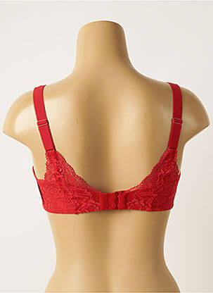 Soutien-gorge effet matière satinée haut soutien-gorge emboitant rouge AUBADE femme