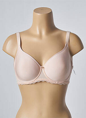 Soutien-gorge effet matière satinée haut soutien-gorge moulé rose AUBADE femme