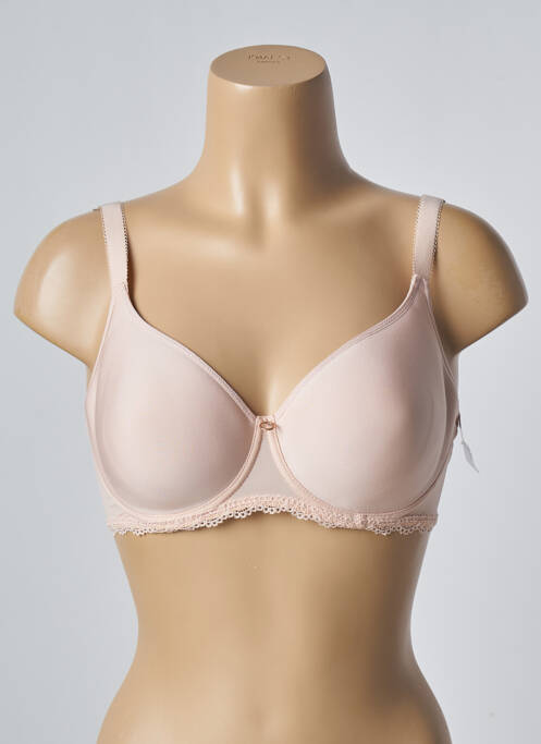 Soutien-gorge effet matière satinée haut soutien-gorge moulé rose AUBADE femme